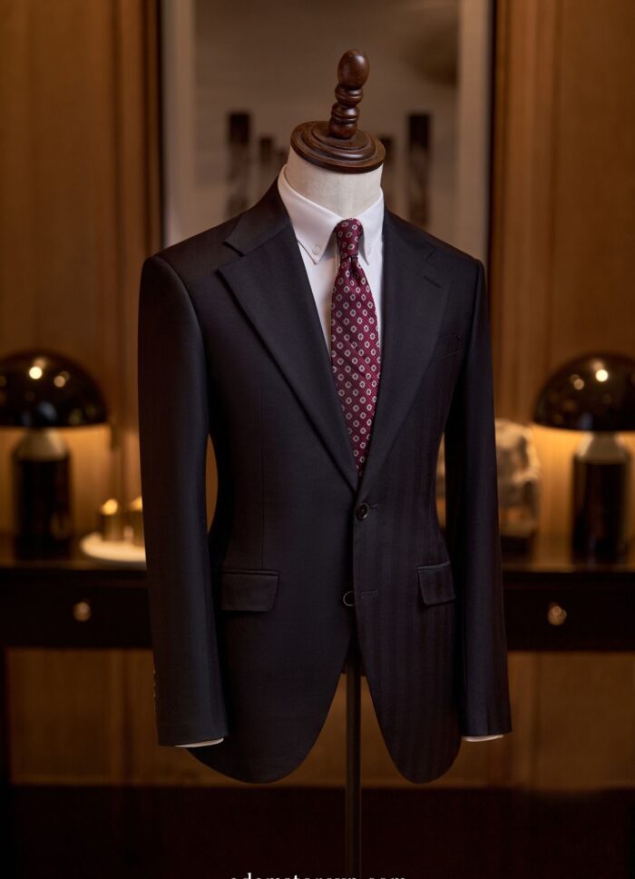 The Tuxedo Blue Plaid Single-Breasted Notch Lapel Blazer